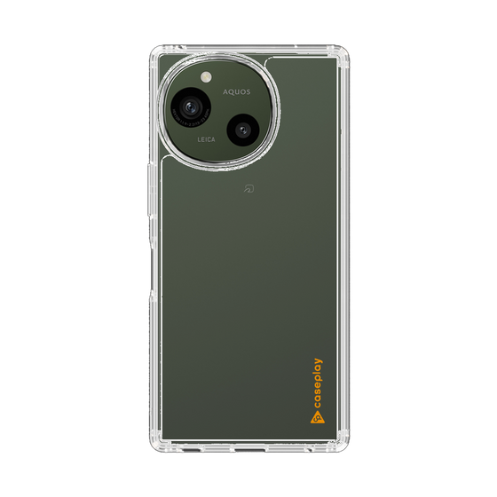 Slim Protection Case［ Original - CASEPLAY Logo - Orange/B ］