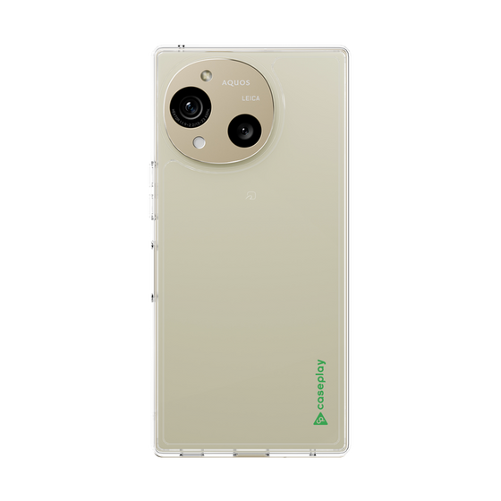 Slim Protection Case［ Original - CASEPLAY Logo - Green/B ］
