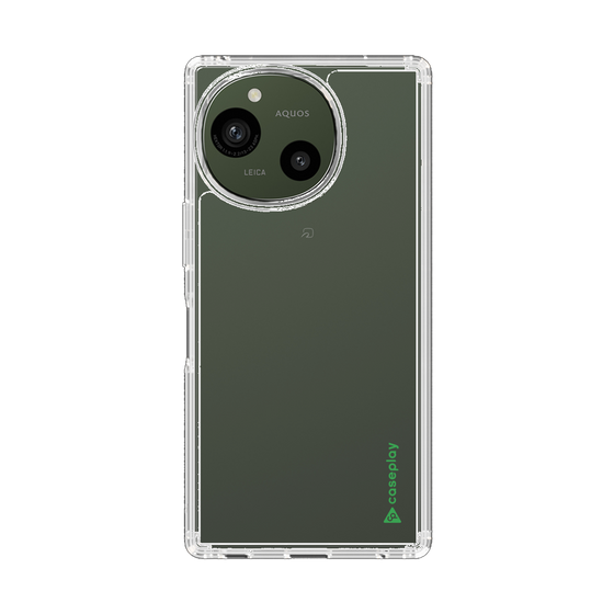 Slim Protection Case［ Original - CASEPLAY Logo - Green/B ］
