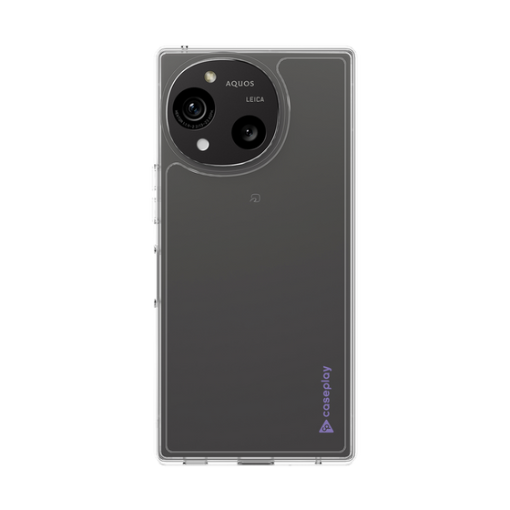 Slim Protection Case［ Original - CASEPLAY Logo - Purple/B ］