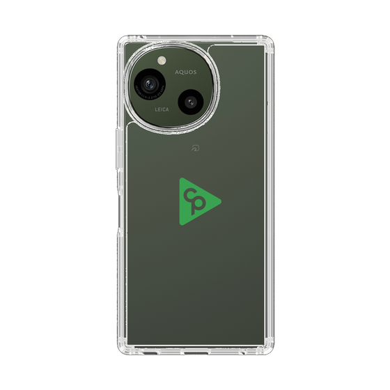 Slim Protection Case［ Original - CASEPLAY Logo - Green/C ］