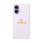 Slim Protection Case［ Original - CASEPLAY Logo - Orange/D ］