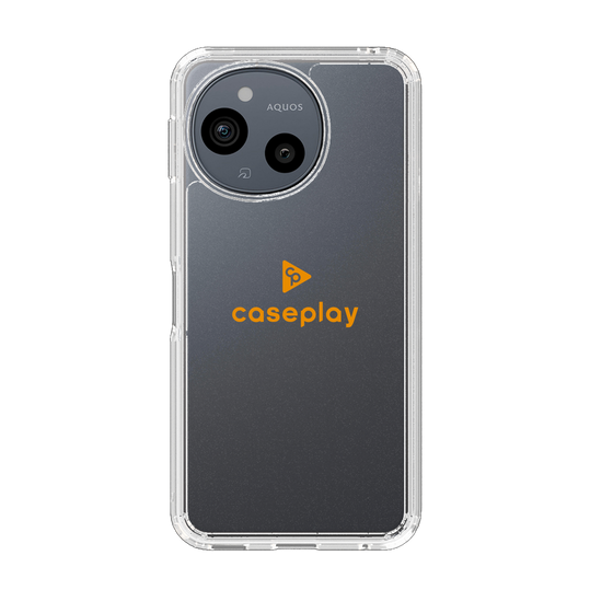 Slim Protection Case［ Original - CASEPLAY Logo - Orange/D ］