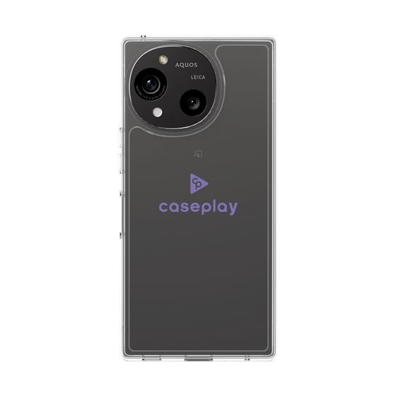 Slim Protection Case［ Original - CASEPLAY Logo - Purple/D ］