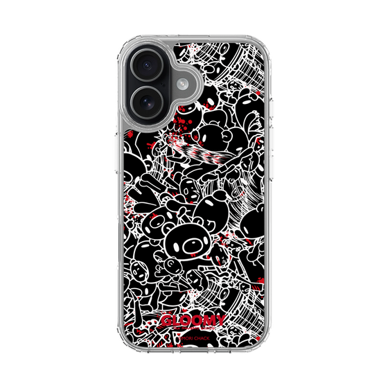 Slim Protection Case［ Gloomy - Pattern - Black ］