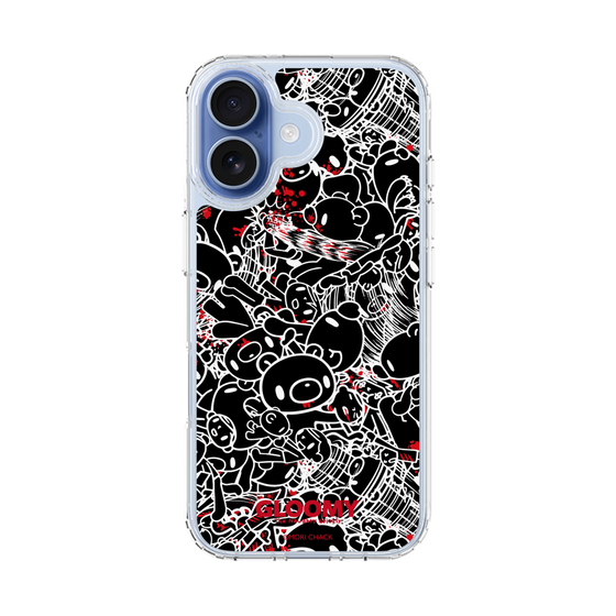 Slim Protection Case［ Gloomy - Pattern - Black ］