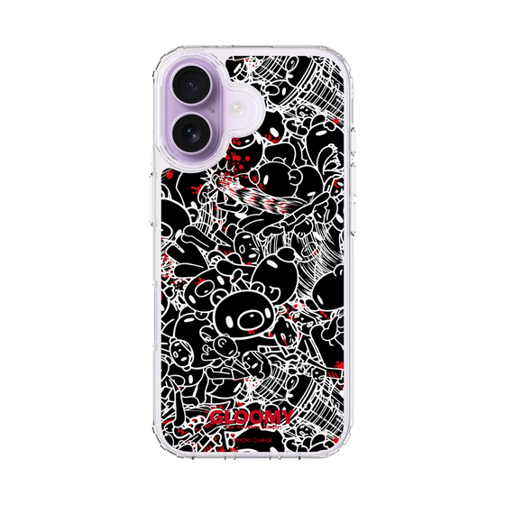 Slim Protection Case［ Gloomy - Pattern - Black ］