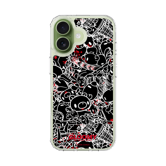 Slim Protection Case［ Gloomy - Pattern - Black ］