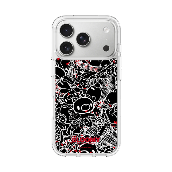 Slim Protection Case［ Gloomy - Pattern - Black ］
