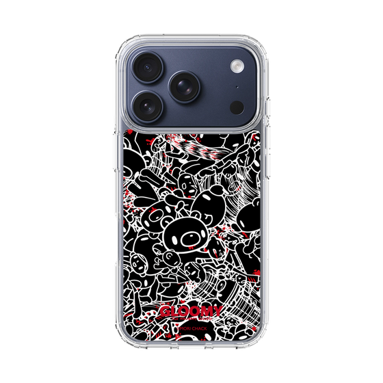 Slim Protection Case［ Gloomy - Pattern - Black ］