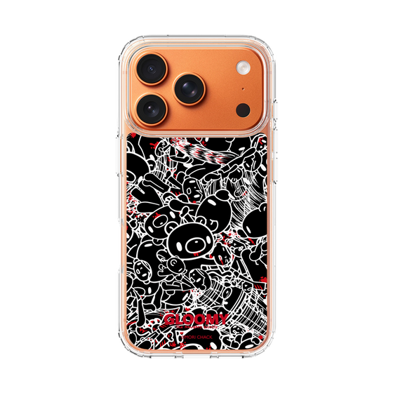 Slim Protection Case［ Gloomy - Pattern - Black ］