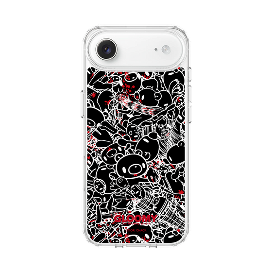 Slim Protection Case［ Gloomy - Pattern - Black ］