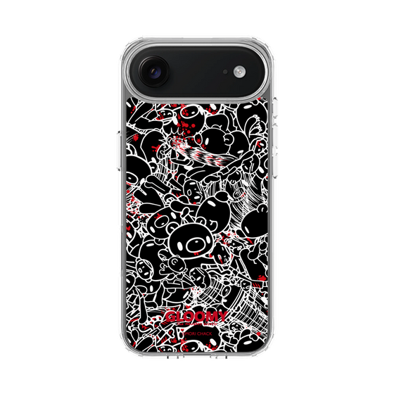 Slim Protection Case［ Gloomy - Pattern - Black ］