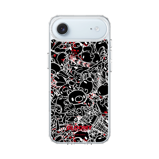 Slim Protection Case［ Gloomy - Pattern - Black ］