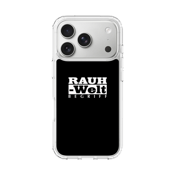 Slim Protection Case［ RAUH-Welt BEGRIFF - Logo - Black ］