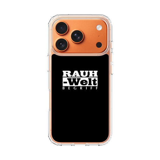 Slim Protection Case［ RAUH-Welt BEGRIFF - Logo - Black ］