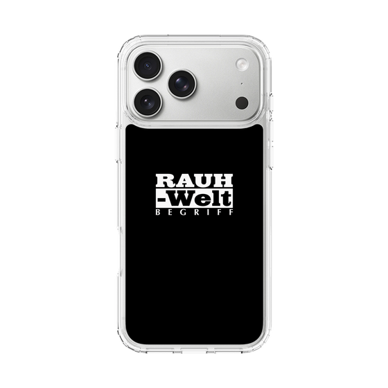 Slim Protection Case［ RAUH-Welt BEGRIFF - Logo - Black ］