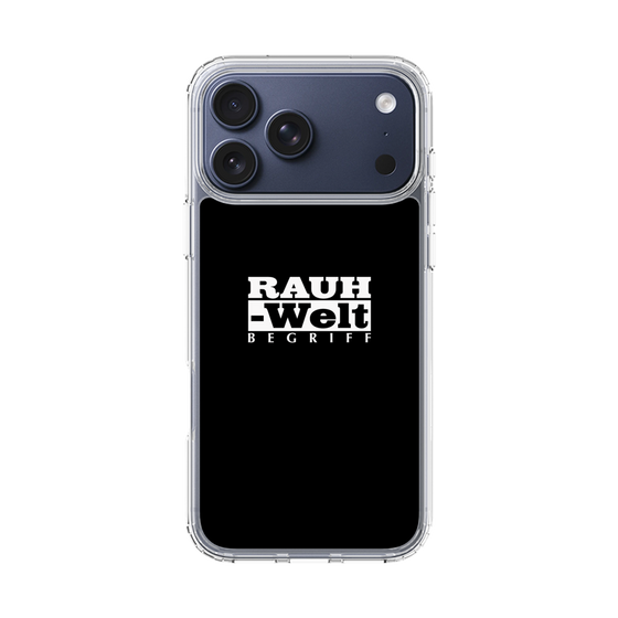 Slim Protection Case［ RAUH-Welt BEGRIFF - Logo - Black ］