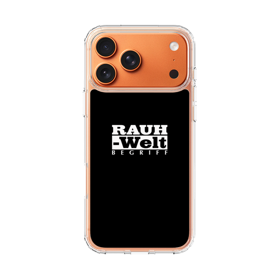 Slim Protection Case［ RAUH-Welt BEGRIFF - Logo - Black ］