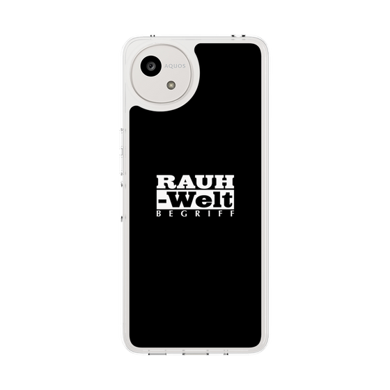 Slim Protection Case［ RAUH-Welt BEGRIFF - Logo - Black ］
