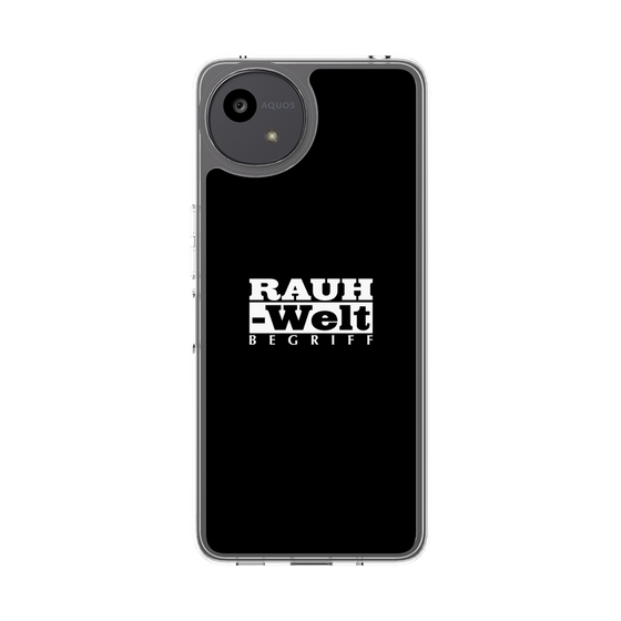 Slim Protection Case［ RAUH-Welt BEGRIFF - Logo - Black ］