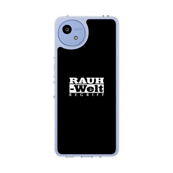 Slim Protection Case［ RAUH-Welt BEGRIFF - Logo - Black ］