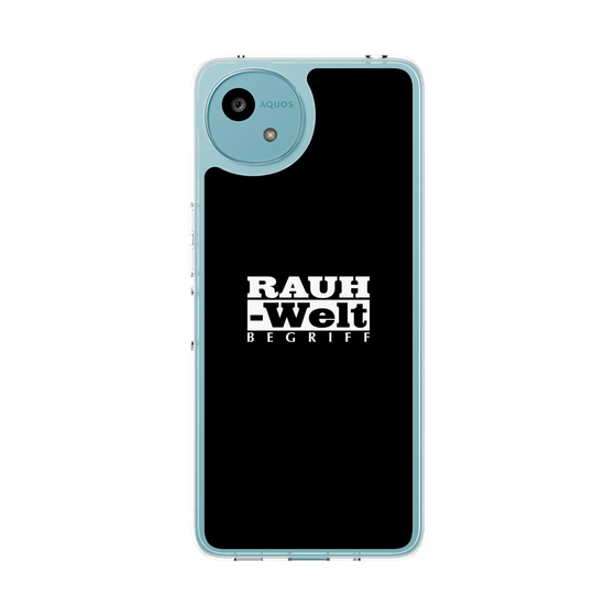 Slim Protection Case［ RAUH-Welt BEGRIFF - Logo - Black ］