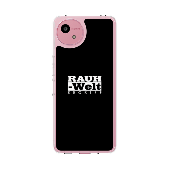 Slim Protection Case［ RAUH-Welt BEGRIFF - Logo - Black ］