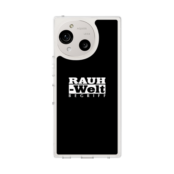 Slim Protection Case［ RAUH-Welt BEGRIFF - Logo - Black ］