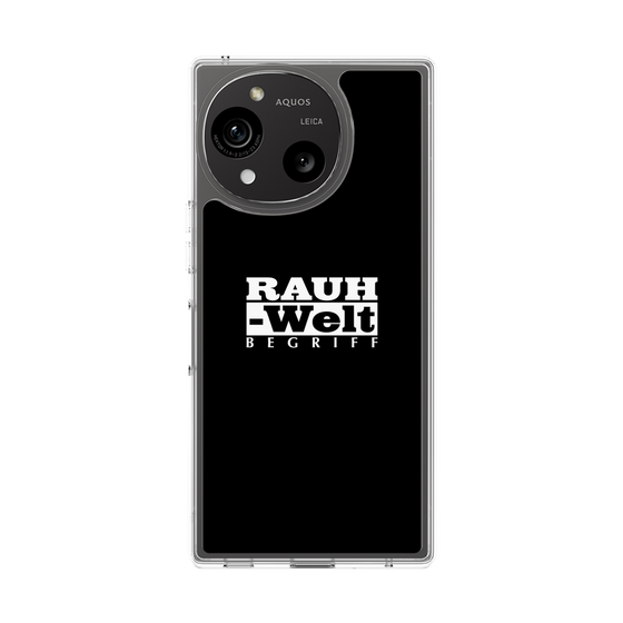 Slim Protection Case［ RAUH-Welt BEGRIFF - Logo - Black ］