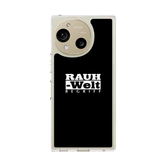Slim Protection Case［ RAUH-Welt BEGRIFF - Logo - Black ］