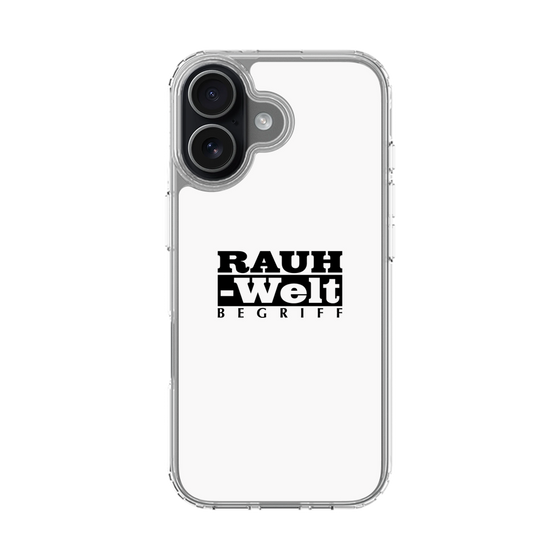 Slim Protection Case［ RAUH-Welt BEGRIFF - Logo - White ］