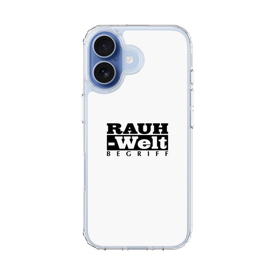 Slim Protection Case［ RAUH-Welt BEGRIFF - Logo - White ］