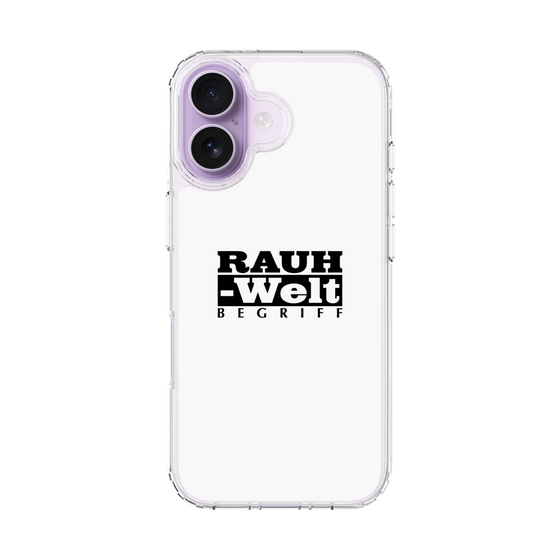 Slim Protection Case［ RAUH-Welt BEGRIFF - Logo - White ］