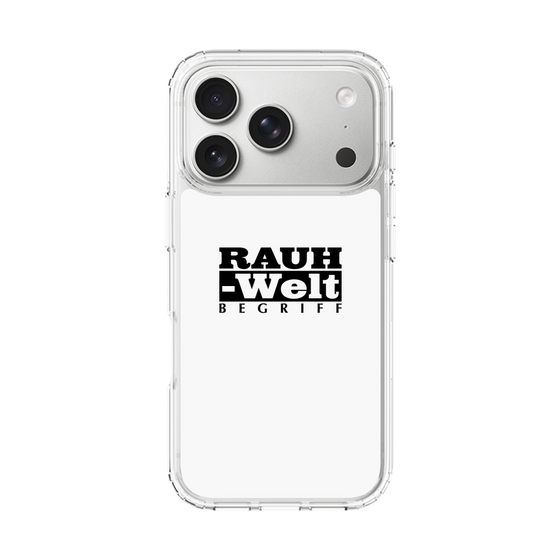 Slim Protection Case［ RAUH-Welt BEGRIFF - Logo - White ］
