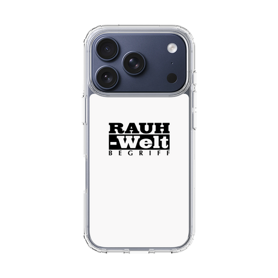 Slim Protection Case［ RAUH-Welt BEGRIFF - Logo - White ］