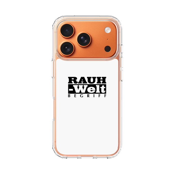 Slim Protection Case［ RAUH-Welt BEGRIFF - Logo - White ］