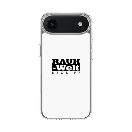 Slim Protection Case［ RAUH-Welt BEGRIFF - Logo - White ］
