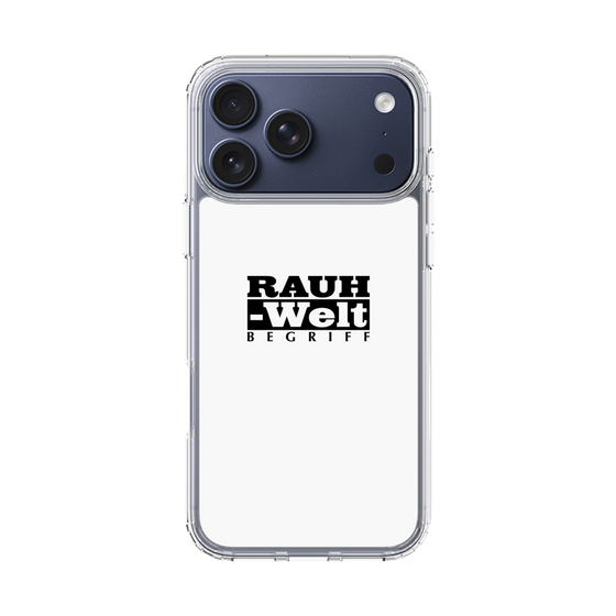 Slim Protection Case［ RAUH-Welt BEGRIFF - Logo - White ］