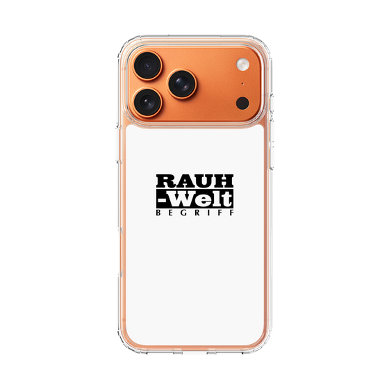 Slim Protection Case［ RAUH-Welt BEGRIFF - Logo - White ］