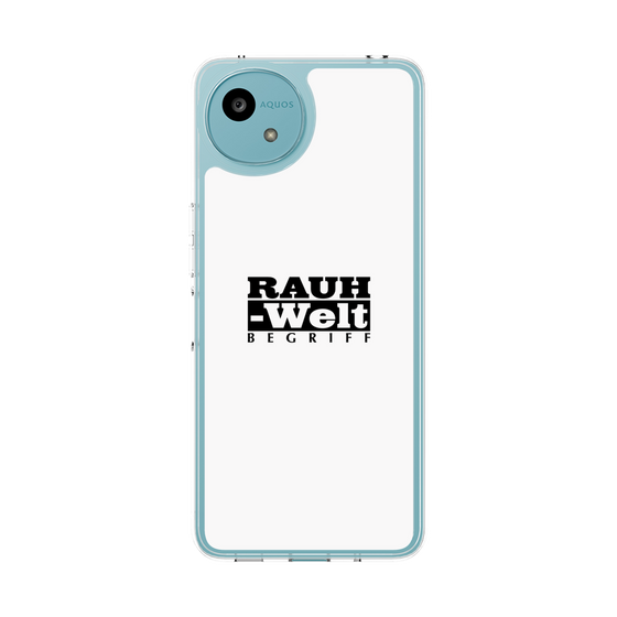 Slim Protection Case［ RAUH-Welt BEGRIFF - Logo - White ］