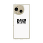 Slim Protection Case［ RAUH-Welt BEGRIFF - Logo - White ］