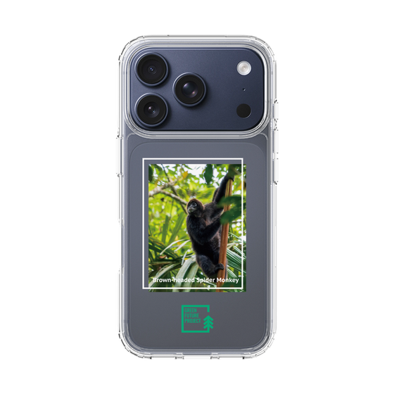 Slim Protection Case［ Green Future Project - Brown-headed Spider Monkey ］