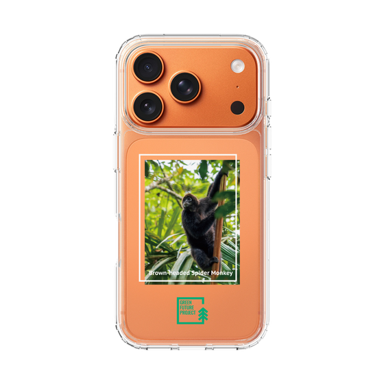 Slim Protection Case［ Green Future Project - Brown-headed Spider Monkey ］