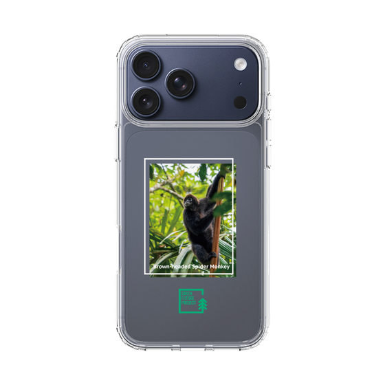 Slim Protection Case［ Green Future Project - Brown-headed Spider Monkey ］