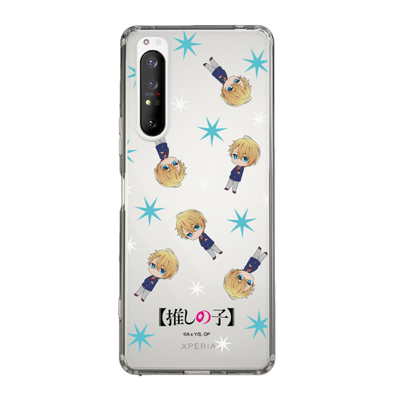Slim Protection Case［ 【OSHI NO KO】 -  Aqua - Mini Character Pattern ］