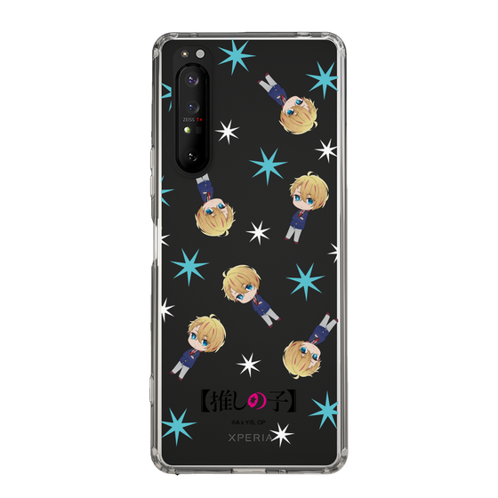 Slim Protection Case［ 【OSHI NO KO】 -  Aqua - Mini Character Pattern ］