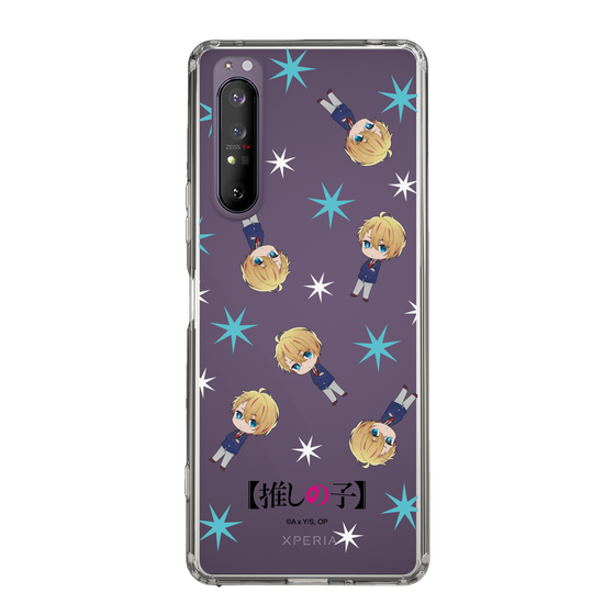 Slim Protection Case［ 【OSHI NO KO】 -  Aqua - Mini Character Pattern ］