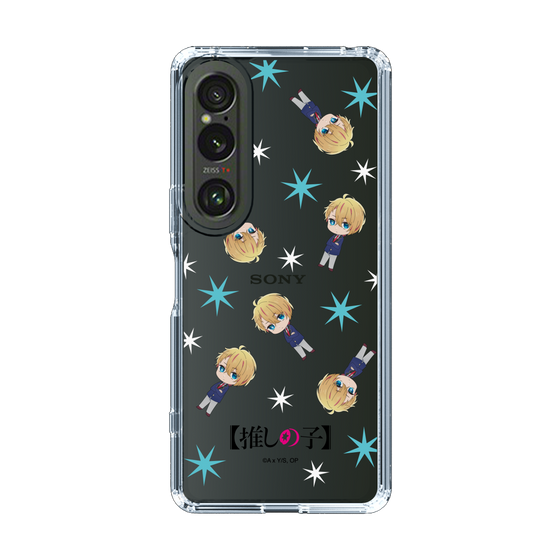 Slim Protection Case［ 【OSHI NO KO】 -  Aqua - Mini Character Pattern ］