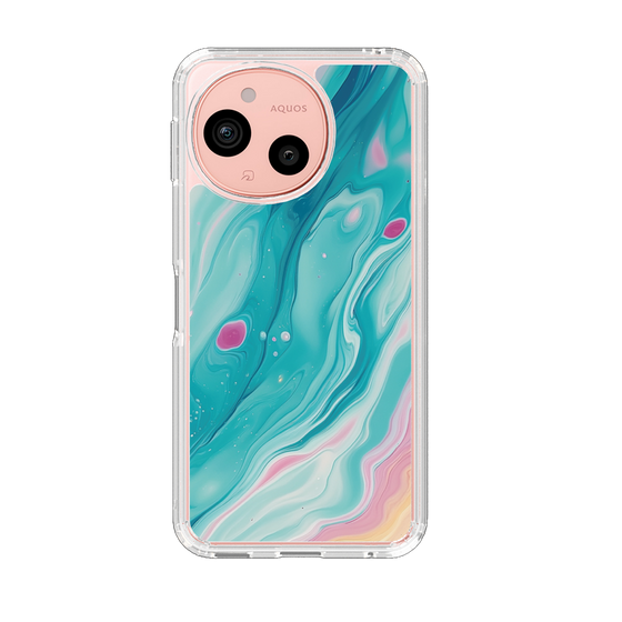 Slim Protection Case［ Color Rain - Original - Serene Wave ］